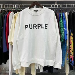 Designer de homens Purple Hoodie Brand Fashion Casual Jogging Sports Women Women Alta qualidade Frete grátis 11
