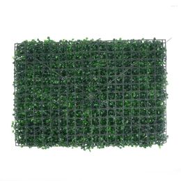 Decorative Flowers Miniature Green Grass Square Artificial Lawn Plastic Plant Home Wall Fake Decor Yard Dollhouse Simulation Top