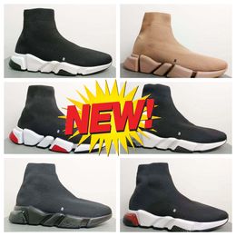 Designers Belencge Speeds 2.0 V2 Casual Shoes Platform Sneaker Men Women Tripler S Socks Boots Brand Black White Blue Light Ruby High