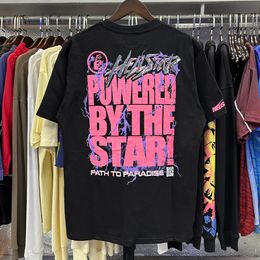 hellstar t shirt HELLSTAR shirt Men Women Designer Clothes Cartoon Graphic Punk Rock Tops Summer High Street Streetwear