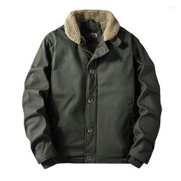 Men's Jackets Good Quality Male Casual Fleece Outwear Winter Clothes Men Coats Bomber Wool Liner Warm Parkas Dwon 5XL