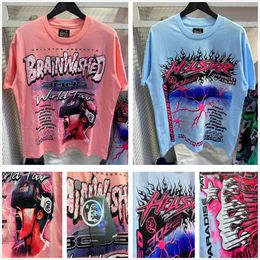 Mens Designer Clothes Shirt Graphic Tee t Hipster Tshirt Fabric Lettering Foil Print Vintage Summer Loose Plus Size