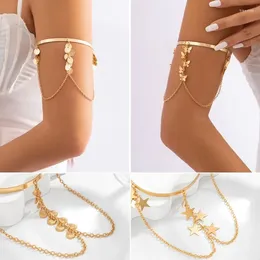 Charm Bracelets Cross-border Jewellery National Style Personality Metal Chain Arm The Minority Simple Open Rings Female
