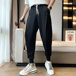 Men's Pants British Style Men Spring High Quality Loose Haroun Pants/Male Slim Fit Casual Fashion Sport S-3XL