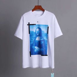 Mens t Shirts Luxury Designer Offs Cotton T-shirts Men Women Offwhites Tops Tees T-shirt Casual Summer Tshirts Classic Back Paint Arrows White Short Sleeve Tshirt Iqzu