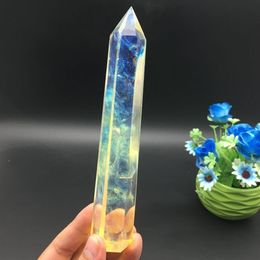 Postage Crystal Wand Point Whole Fashion FashionAsian Rare Citrine Quartz Crystal Wand Point Healing Magic Crystal Healin227u