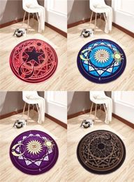 Cartoon Card Captor Sakura Rug Mat Magic Array Carpet Doormat Antislip Plush Princess Creative Handmade Living Room Coffee Table 28591984