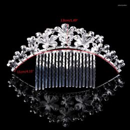 Hair Clips MXME For Rhinestone Bridal With Comb Pin Wedding Engagement Prom Part