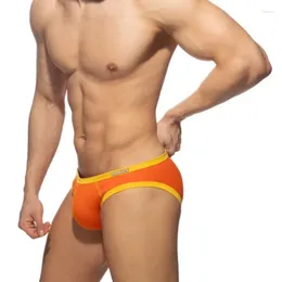 Underpants Sexy Low Waist Men's Triangle Underwear U-convex Bag Fashion Solid Colour Comfortable Breathable Sport Shorts