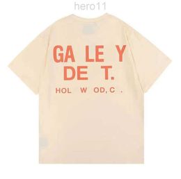 M's T-shirts Galleryes Deps Designer Summer Gallary Shirt Alphabet Printed Star Same Round Neck Short Sleeve T-shirt for M and XGSD