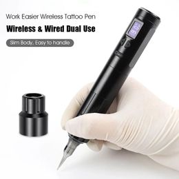 Machine Professional Wireless Tattoo Hine Rotary Tattoo Pen Original German Motor 900mah Battery Fast Charge Stroke 3.5mm