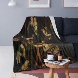 Super soft flannel blanket, Virgin Mary 3D pattern, bedroom, living room, sofa, throw blanket