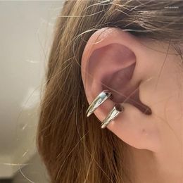 Backs Earrings Fashion Women's Piercless Ear Clip Earring 2023 Trendy Double-Layer Cuff Jewelry Accessories For Women Gifts