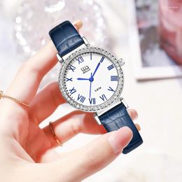 Wristwatches WIILAA Fashion Casual Sport Watch For Women Delicate Leather Brand Waterproof Wristwatch Ladies Watches Relogio Montre Femme