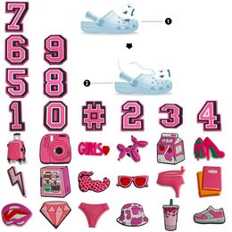 Cartoon Accessories Pattern Shoe Charm For Clog Jibbitz Bubble Slides Sandals Pvc Decorations Christmas Birthday Gift Party Favours P Otvzo