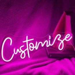 Curtains Free Shipping Manufacturer Illuminated Light Lighting Signage Led Neon Acrylic Signs for Decoration
