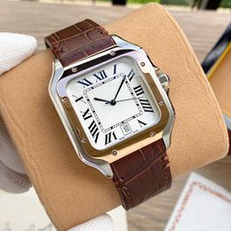 Watch Factory Mens Watch Luxury Designer 39.8 MM Watches Mens Automatic Movement Steel Anniversary Classic Square Wristwatch
