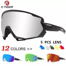 Outdoor Eyewear X-TIGER Cycling Sunglasses Mtb Polarized Sports Cycling Glasses Goggles Bicycle Mountain Bike Glasses Men Women Cycling Eyewear 230630