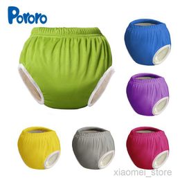 Cloth Diapers PUL Sollid Colour Waterproof Baby Training Pants Baby Cloth Diapers Reusable Nappy Washable Diapers Cotton Learning Pants M LHKD230701