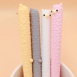 Pens 36PCS/Pack Cute Cartoon Alpaca Creative Animal Llama Gel Pen Rollerball Pen Sign Pen School Stationery