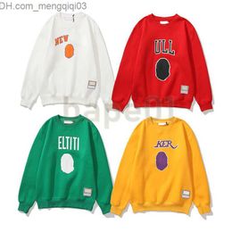 Men's Hoodies Sweatshirts Mens Hoodie Hip Hop Sweatshirts Men Women Designer Hoodies Mens Basketball Team Pattern Long Sleeve Mens M-XXL Z230701