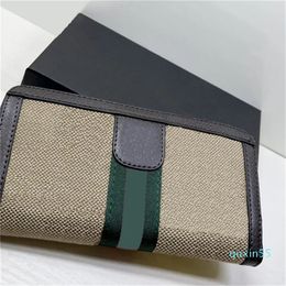 Designer Wallets For Men Women Fashion Wallet Clip Bag Classic Zipper Leather Cheque Card Holder Passport