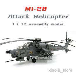 Aircraft Modle 1/72 Model Aeroplane Mi-28 Havoc Anti-Tank Attack Helicopter Military Assembly Model ToysHKD230701