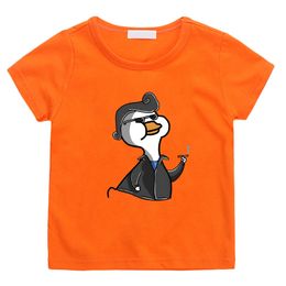 Clothing Sets Duck Kawaii Aesthetic Manga Tshirts Fashion 100 Cotton Soft Anime Teeshirt Cute Cartoon Comic Boysgirls T Shirt Short Sleeve 230630