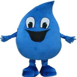 2019 Discount factory a blue adult water drop mascot costume for adult to wear for 281A
