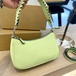New Lovely Designer Tabby Shopping Hobo Plain Color Crossbody Women Leather Coac Beynn Daily Handle Bags Shoulder Pursrs Special Gift Hobos Bag 23x6x14cm