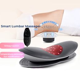 Back Massager Electric Traction Waist Massager Inflatable Back Posture Corrector Compresses Pain Relief Device Lumbar Spine Stretcher 230630