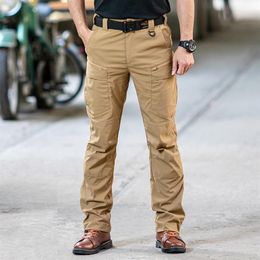 Новые рыцарские тактические штаны мужские повседневные штаны-карго Combat SWAT Army активные военные рабочие хлопковые мужские брюки мужские 200925179F
