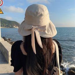 Floppy SunHat For Women Foldable Packable Beachs Hat Summer Bucket Hat Wide Brim SunHat Women Summer Hat Fisherman Drop Shipping