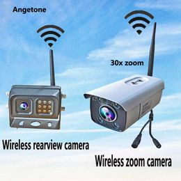 Car dvr Crane monitoring video zooming vehicle wireless rear camera reversing monitoringRear view cameraAHD12V24VHKD230701