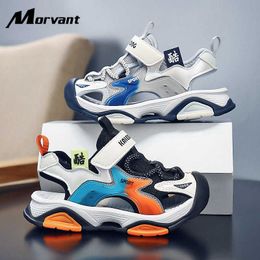 Sneakers 2023 Brand Hot Sale Summer Beach Footwear Kids Closed Toe Children Sandals Toddler Fashion Designer Shoes for Boys and GirlsHKD230701