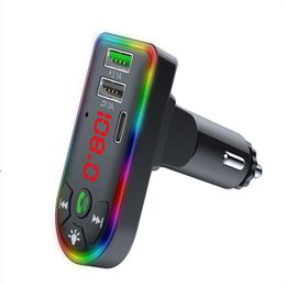 Car MP3 Bluetooth Player with Lossless Sound Quality, CAR F7/F8 Bluetooth Handsfree Car Charger FM Transmitter