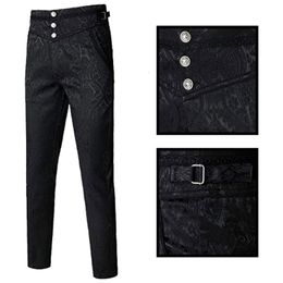 Men's Pants Mens Gothic Pantalon Victorien Victorian Steampunk Homme Gotico Vittoriano Hombre Performance 230630