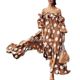 African Dresses For Women Dashiki Dot Clothes Plus Size Summer White Black Print Africa Long Maxi Boho Dress Ethnic Clothing2518