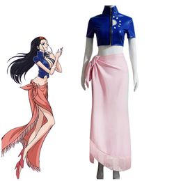 Anime Cosplay Costume Dress Outfits Nico Robin Carnival Halloween Party Suit For Girl
