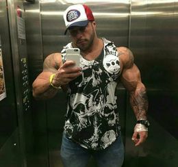 Men's Tank Tops Summer Brand Clothing Bodybuilding Hooded Sleeveless Shirt Fitness Mens Top Muscle Vest Gym Sportswea 230630