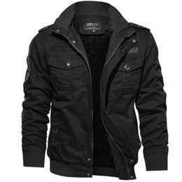 Men's Jackets Men Winter Cargo Thicker Warm Down Balck Casual Coats High Quality Male Multi pocket 6XL 230630