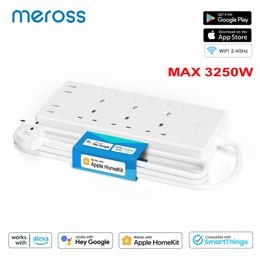 Curtains Homekit Smart Wifi Power Strip Uk Plug with 6ac Socket 4usb Multiple Outlet Extension Support Alexa Google Assistant Smartthings