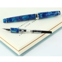 Fountain Pens majohn Moon Pen ink Metal Clip Resin Fine Nib School business Office Supplies 230630