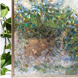 Fabric Luckyyj 3d Decorative Window Privacy Film Stained Glass Window Sticker,window Selfadhesive Vinyl Static Anti Uv Glass Tint Film