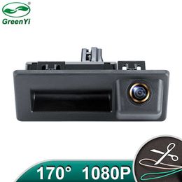 Car dvr AHD 1080P 170 Degree Fisheye Trunk Hand Switch Rear View Camera For Audi A3 A4 VW Touran Tiguan T6 Polo Skoda Speed OctaviaHKD230701
