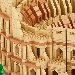 Blocks 5594pcs World Architecture Building Blocks Italy Colosseum Model Mini Diamond Blocks Toys for Children Xmas Gift R230701