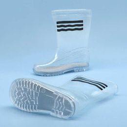 Sneakers Child Boys Girls Rainboots Kids Transparent Waterproof Rain Shoes Students Child Baby Toddler Rain Boots Non-slip Size 24-32HKD230701