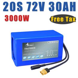 72 volts 30Ah electric bicycle lithium batteri 3000W 72V Battery