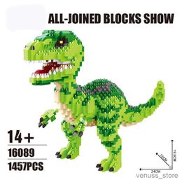 Blocks Dinosaur Triceratops Animal Monster Mini Diamond Blocks Educate Building Toy for Children R230701