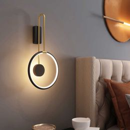 Wall Lamps Modern minimalist LED home decor luxury interior bedroom night light decoration wall lampHKD230701
